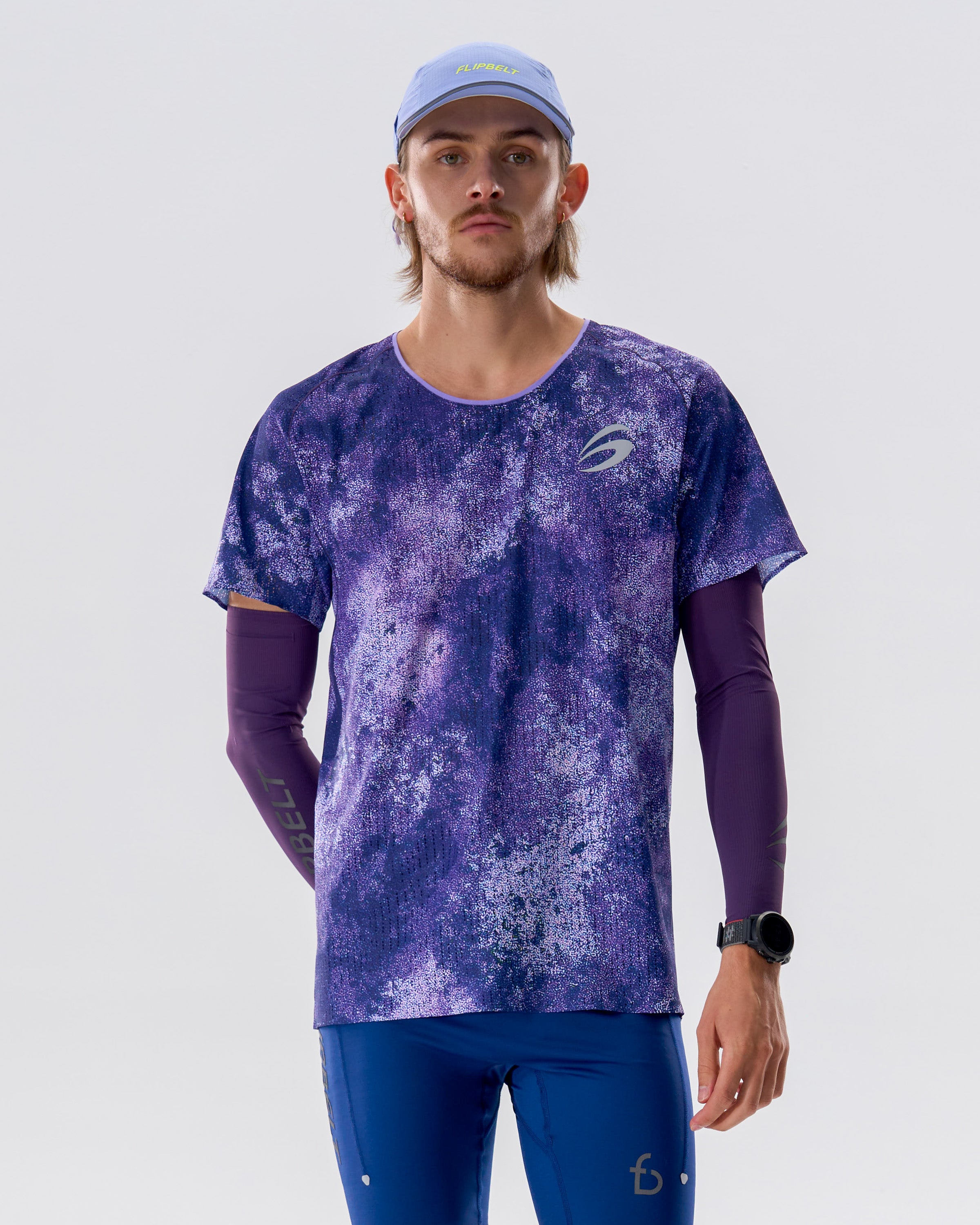 Men's Marathon Mesh Short Sleeve - Breathable Running Tee – FlipBelt