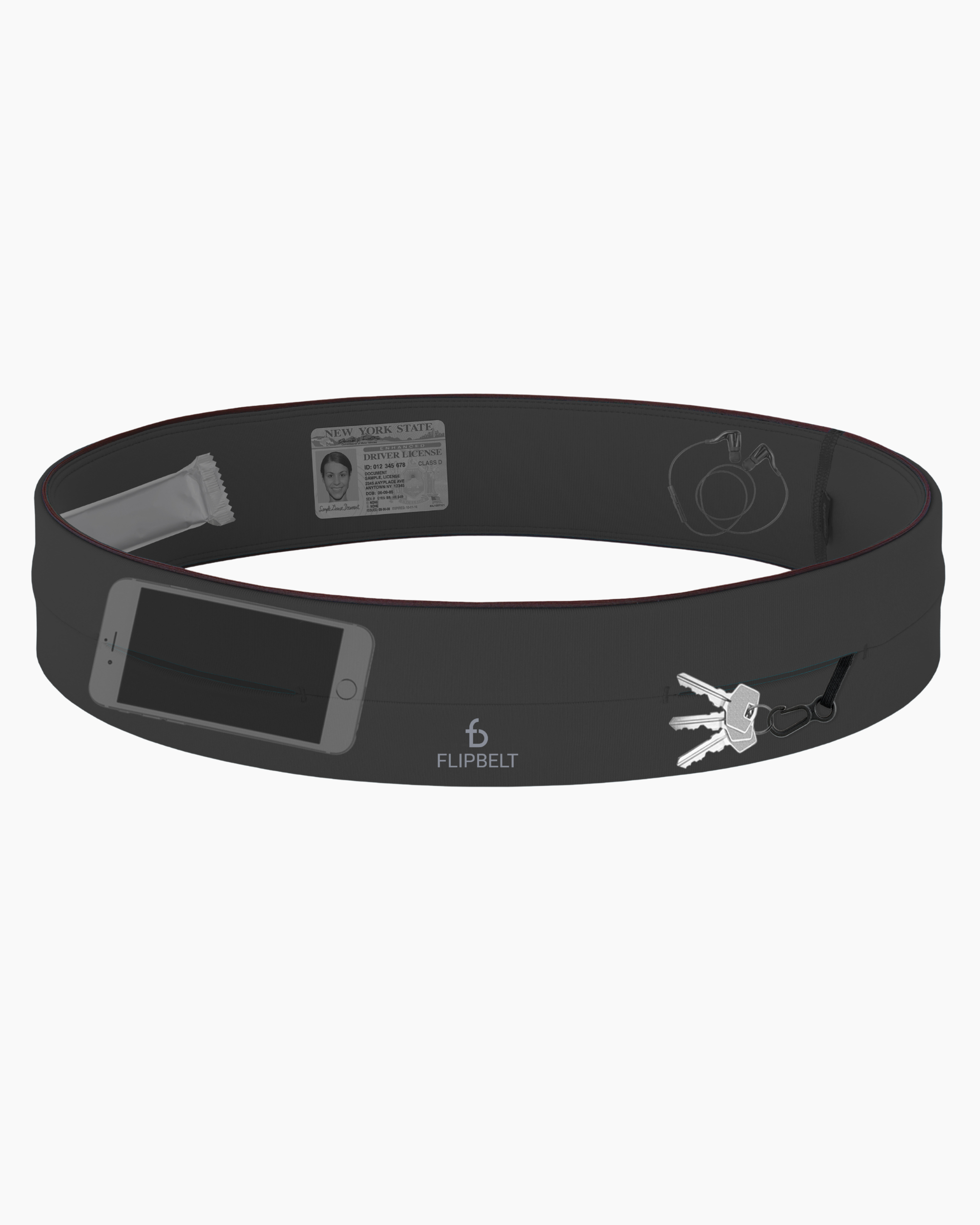 Flipbelt Classic Running Belt for Phones & Keys FlipBelt