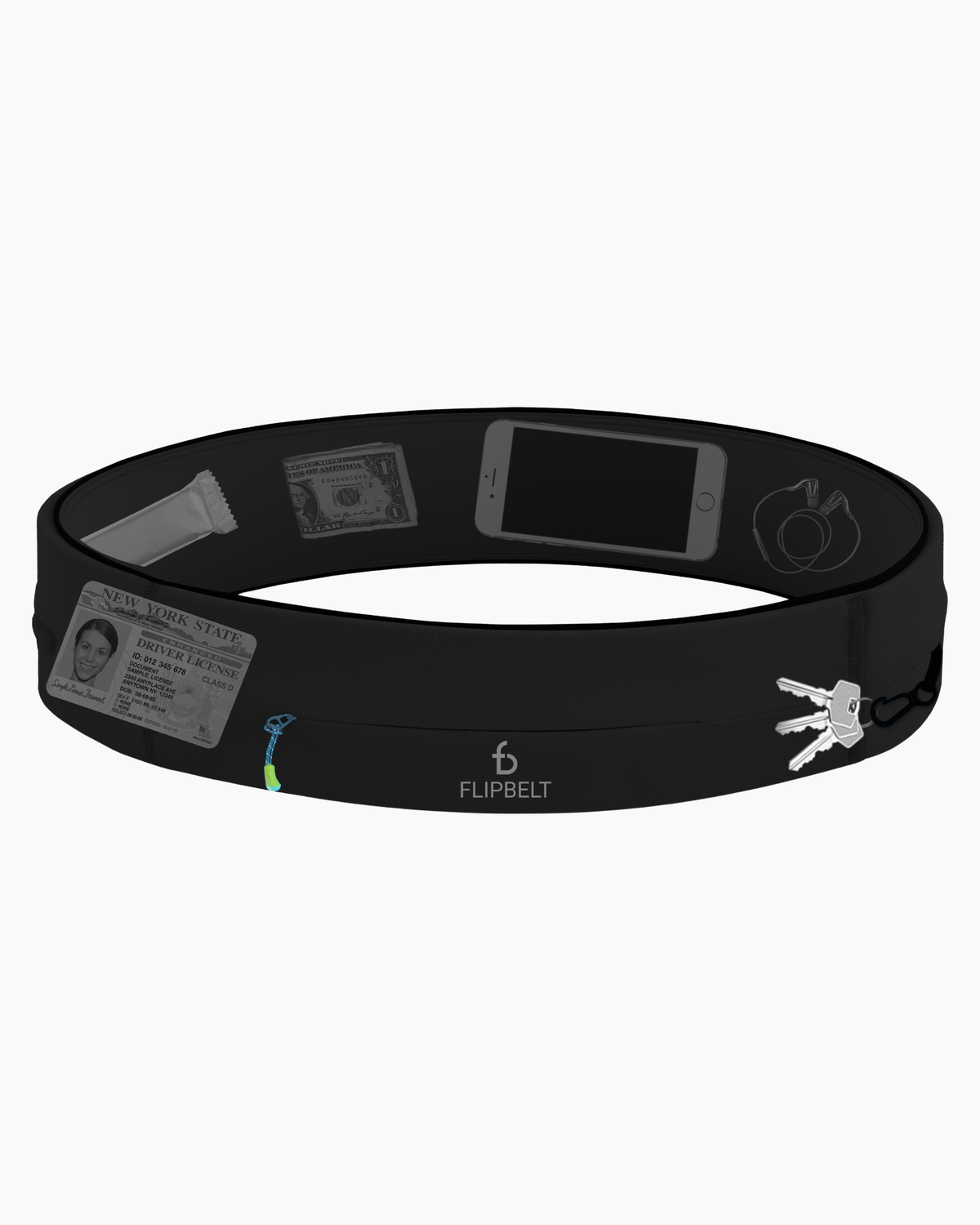 Zipper Running Belt with Pocket