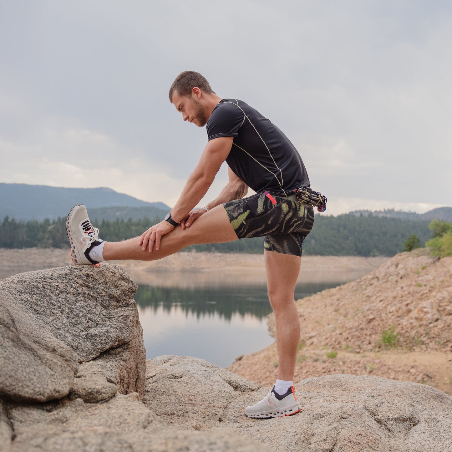 Men's Trail Run Compression Shorts