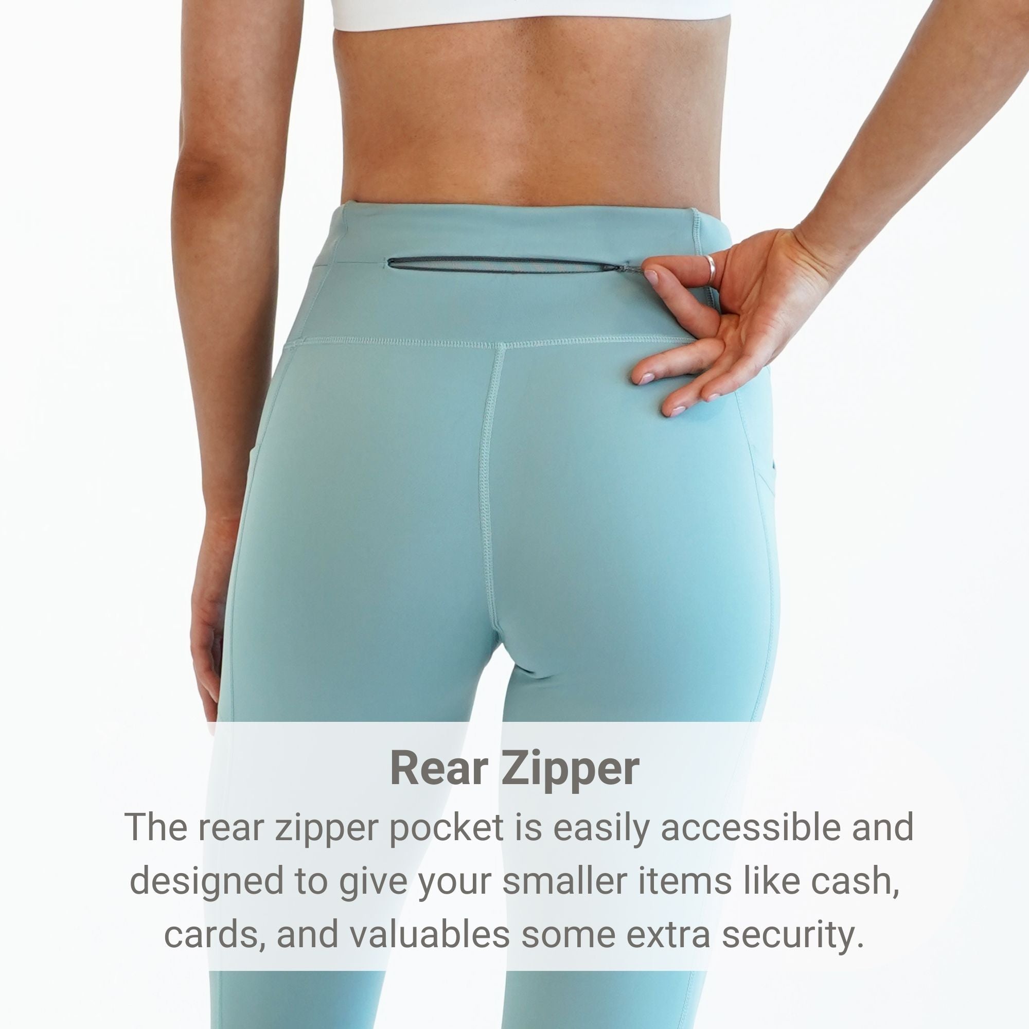 Women's Mid-Weight Running Leggings with Pockets