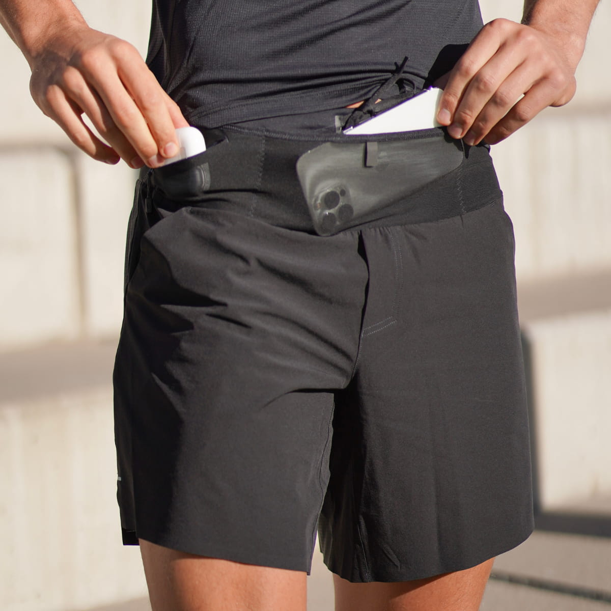 Mens compression best sale shorts with pockets